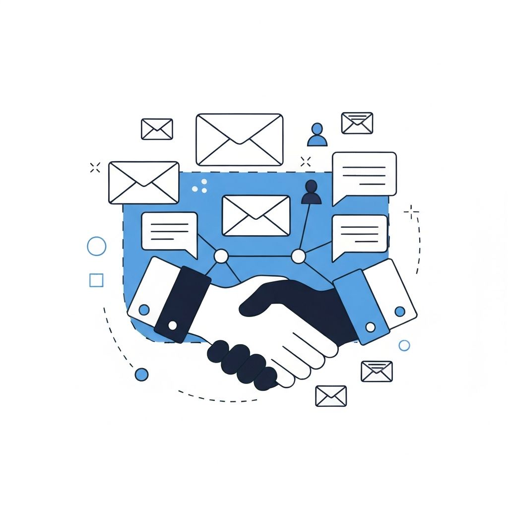 Contact and communication illustration